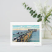 Aussicht auf den Pier Postkarte (Stehend Vorderseite)
