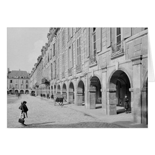 Aussicht auf den Place des Vosges (Vorderseite (Horizontal))