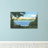 Aussicht auf den Pontosuc-See Leinwanddruck (Insitu (Holzboden))