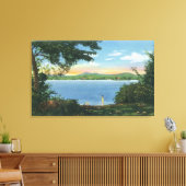 Aussicht auf den Pontosuc-See Leinwanddruck (Insitu (Wohnzimmer))