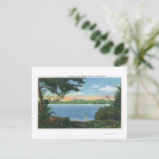 Aussicht auf den Pontosuc-See Postkarte (Stehend Vorderseite)