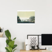 Aussicht auf den Potomac bei Monte Vernon (colou) Poster (Heimbüro)