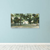 Aussicht auf den Quannapowitter- und den See Leinwanddruck (Insitu (Holzboden))