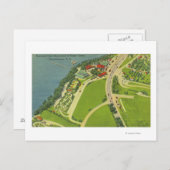 Aussicht auf den Roseland Park Postkarte (Vorne/Hinten)