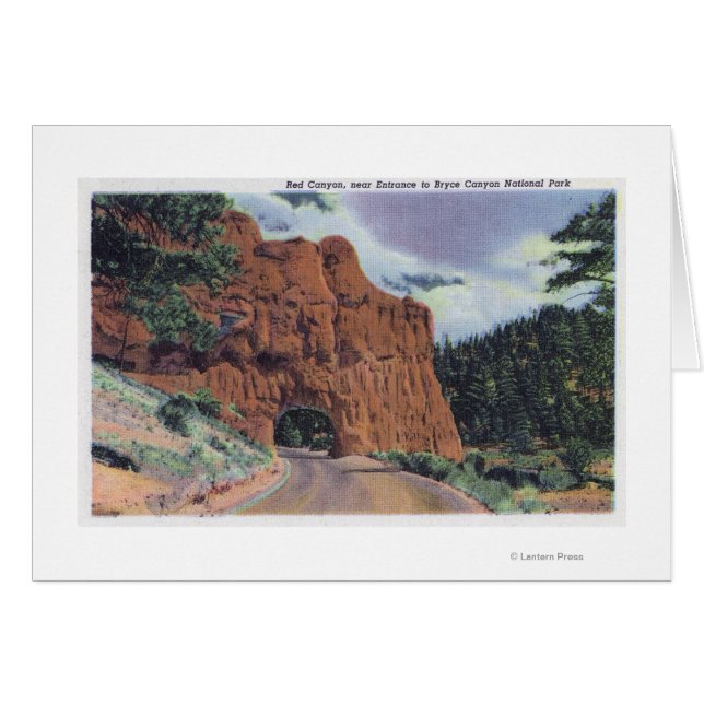 Aussicht auf den Roten Canyon, in der Nähe des Par (Vorderseite (Horizontal))