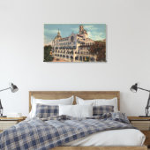 Aussicht auf den Rotunda Flügel im Mission Inn Leinwanddruck (Insitu (Schlafzimmer))