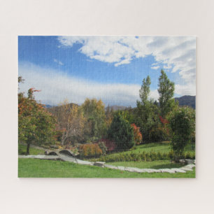 Aussicht auf den ruhigen Garten Puzzle