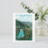 Aussicht auf den Sacramento River Canyon auf SP Postkarte (Stehend Vorderseite)