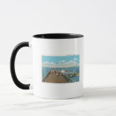 Aussicht auf den Salem Willows Pier Tasse (Links)