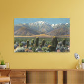 Aussicht auf den San Jacinto in der Nähe von Palms Leinwanddruck (Insitu (Wohnzimmer))