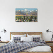 Aussicht auf den San Jacinto in der Nähe von Palms Leinwanddruck (Insitu (Schlafzimmer))