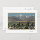 Aussicht auf den San Jacinto in der Nähe von Palms Postkarte (Vorne/Hinten)