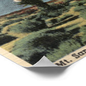 Aussicht auf den San Jacinto, Yucca Mohavensis Poster (Ecke)