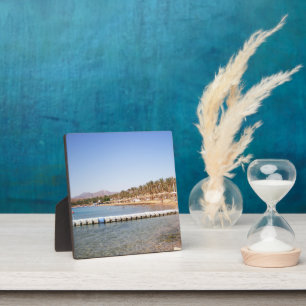 Aussicht auf den Sandstrand Terrazzina Fotoplatte