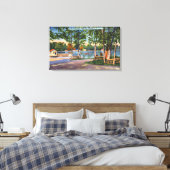 Aussicht auf den Saratoga-See Leinwanddruck (Insitu (Schlafzimmer))