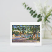 Aussicht auf den Saratoga-See Postkarte (Stehend Vorderseite)