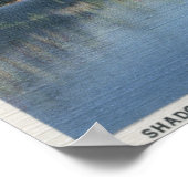 Aussicht auf den Schattensee, Sierra Nevada Poster (Ecke)