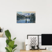 Aussicht auf den Schattensee, Sierra Nevada Poster (Heimbüro)
