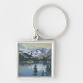 Aussicht auf den Schattensee, Sierra Nevada Schlüsselanhänger (Vorne)