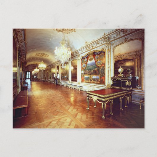 Aussicht auf den Schlachtsaal Postkarte (Vorderseite)