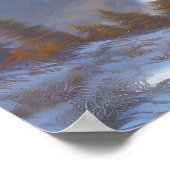 Aussicht auf den Schneeberg Poster (Ecke)