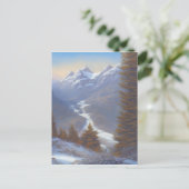 Aussicht auf den Schneeberg Postkarte (Stehend Vorderseite)