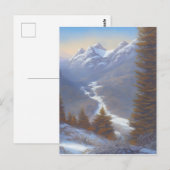 Aussicht auf den Schneeberg Postkarte (Vorne/Hinten)