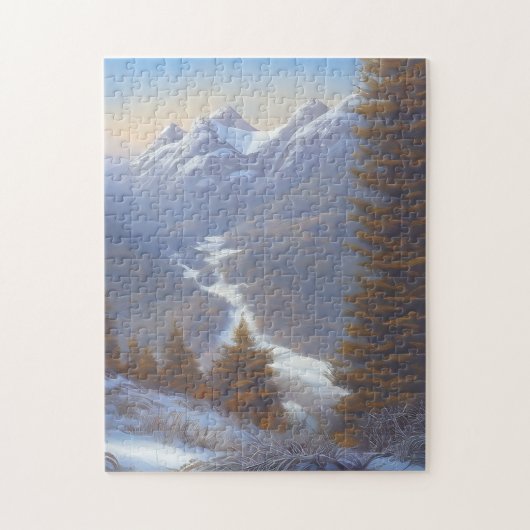Aussicht auf den Schneeberg Puzzle (Vertikal)