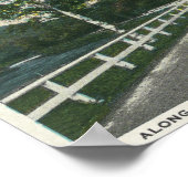 Aussicht auf den See Champlain Leuchtturm Poster (Ecke)