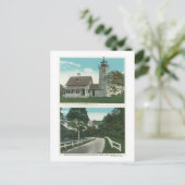 Aussicht auf den See Champlain Leuchtturm Postkarte (Stehend Vorderseite)