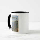 Aussicht auf den See durch Zuckerschluchten Tasse (Vorderseite Links)