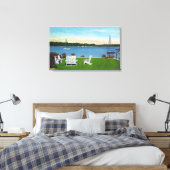 Aussicht auf den See Leinwanddruck (Insitu (Schlafzimmer))