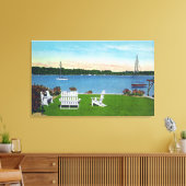 Aussicht auf den See Leinwanddruck (Insitu (Wohnzimmer))