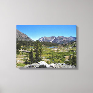 Aussicht auf den See Muschel, Tioga Pass, Kaliforn Leinwanddruck