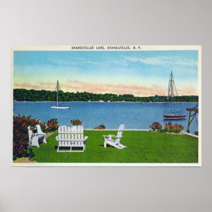 Aussicht auf den See Poster