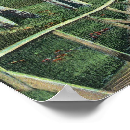 Aussicht auf den See Poster (Ecke)