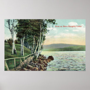 Aussicht auf den See Poster