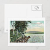 Aussicht auf den See Postkarte (Vorne/Hinten)