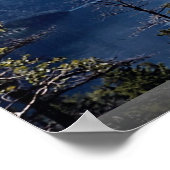 Aussicht auf den See Rocky Mountain, Glacier Natio Poster (Ecke)