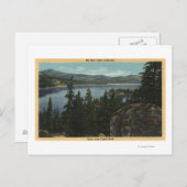 Aussicht auf den See vom Castle Rock Postkarte (Vorne/Hinten)
