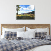 Aussicht auf den See Wallowa, Oregon Leinwanddruck (Insitu (Schlafzimmer))