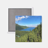 Aussicht auf den See Wallowa, Oregon Magnet (Vorderseite/Rückseite)