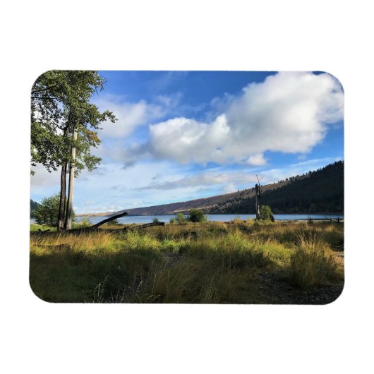 Aussicht auf den See Wallowa, Oregon Magnet (Horizontal)