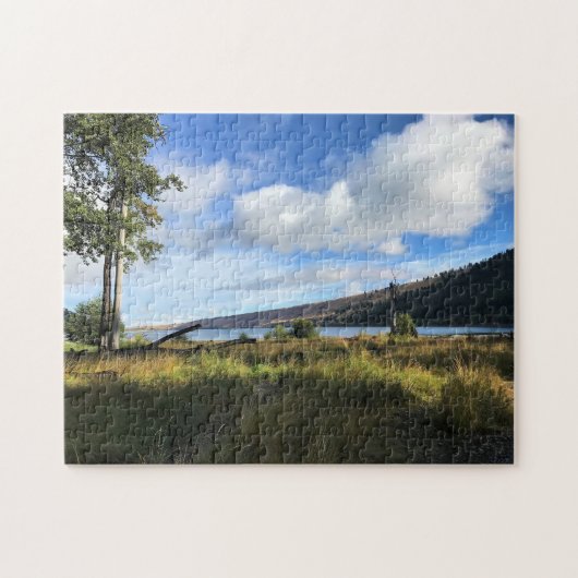 Aussicht auf den See Wallowa, Oregon Puzzle (Horizontal)