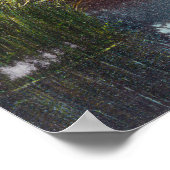 Aussicht auf den Shasta-Berg von der Sisson-Fischh Poster (Ecke)