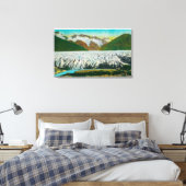Aussicht auf den Spencer Glacier, in der Nähe von  Leinwanddruck (Insitu (Schlafzimmer))