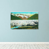 Aussicht auf den Spencer Glacier, in der Nähe von  Leinwanddruck (Insitu (Holzboden))