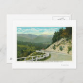 Aussicht auf den Spruce-Hügel vor dem Keene-Tal Postkarte (Vorne/Hinten)