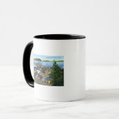 Aussicht auf den städtischen Pier Tasse (Vorderseite Links)