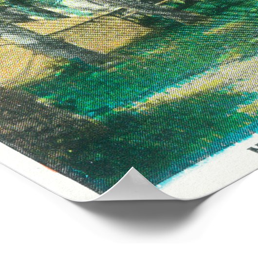 Aussicht auf den städtischen Touristenpark Idaho F Poster (Ecke)